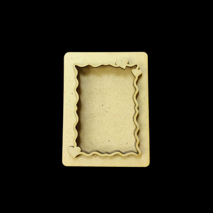 Heart Frame - Photo Frame Fridge Magnet MDF Base - Valentine's