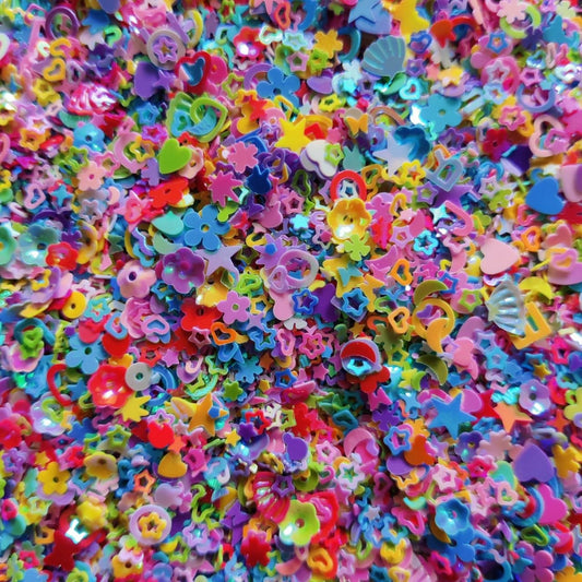 Heart moon Star Oyster - Sequins