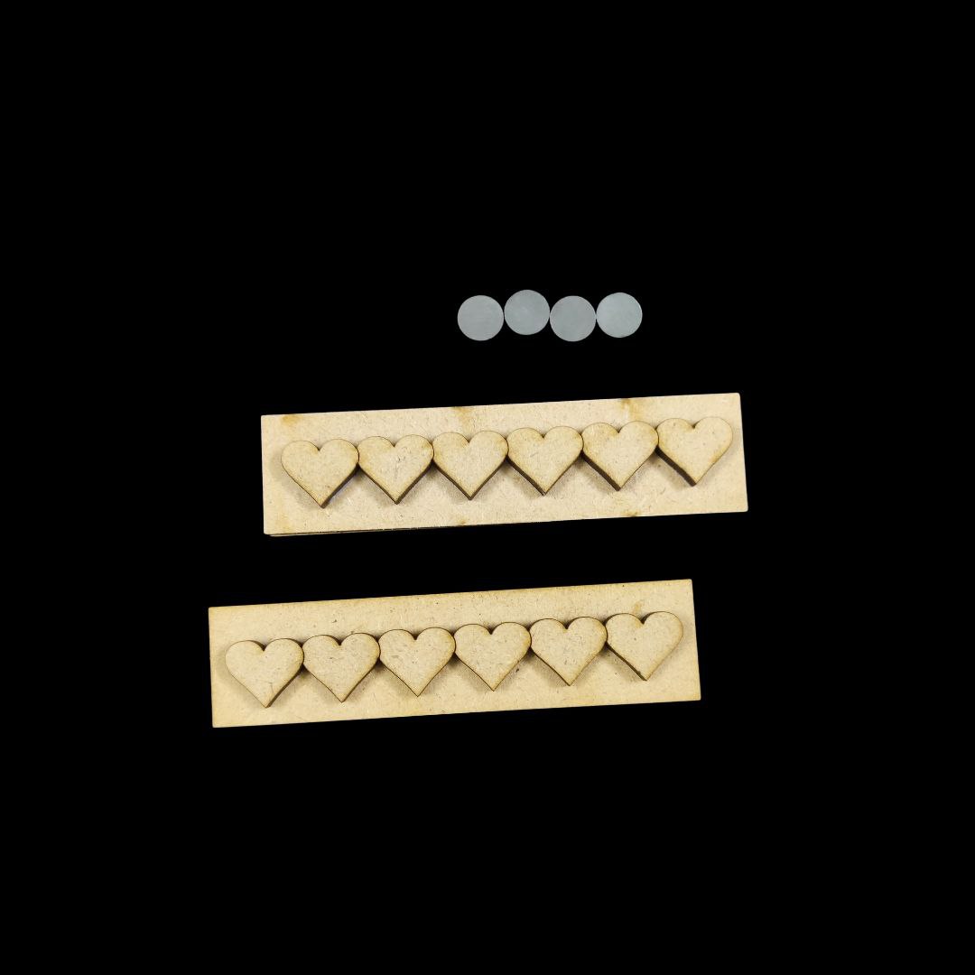 Hearts - 2 in 1 MDF Base