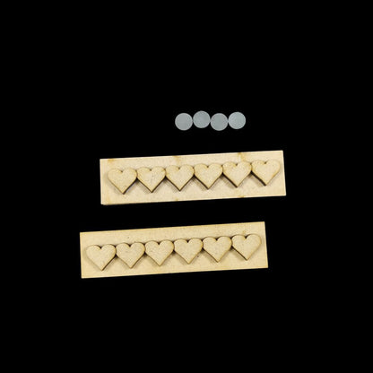 Hearts - 2 in 1 MDF Base