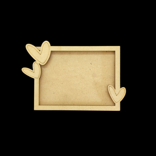Hearts - Photo Frame Fridge Magnet Base - Valentine's Collection