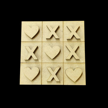 Minimalist Love - Personalised Couple Name Plate Rectangular (MDF Valentine's)
