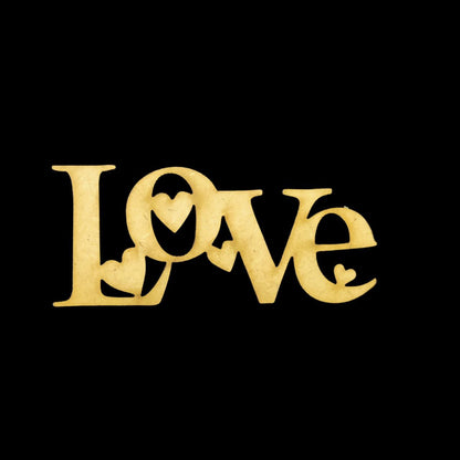 Love Embellishment - 1 ( MDF - Valentine's )
