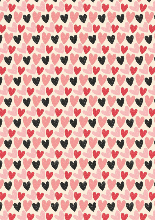 Hearts - seamless ( Decoupage Sheets - Valentine's )