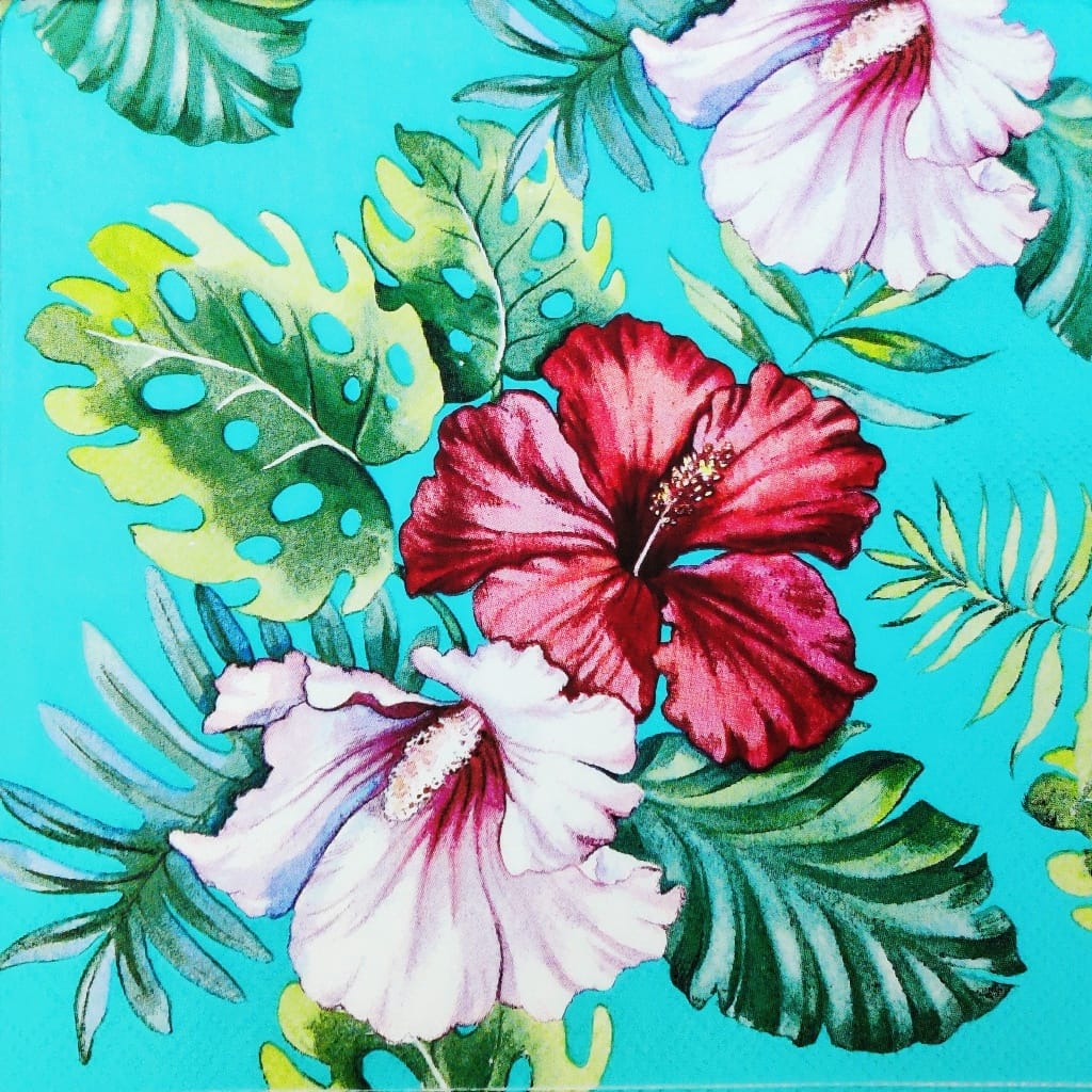 Hibiscus 1 ( German Napkins Tissues )