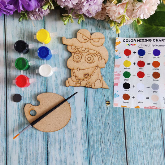 Himawari Shin Chan (Fridge Magnet DIY Kit) MDF