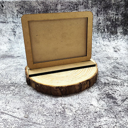 Horizontal Desk Photo Frame ( MDF )