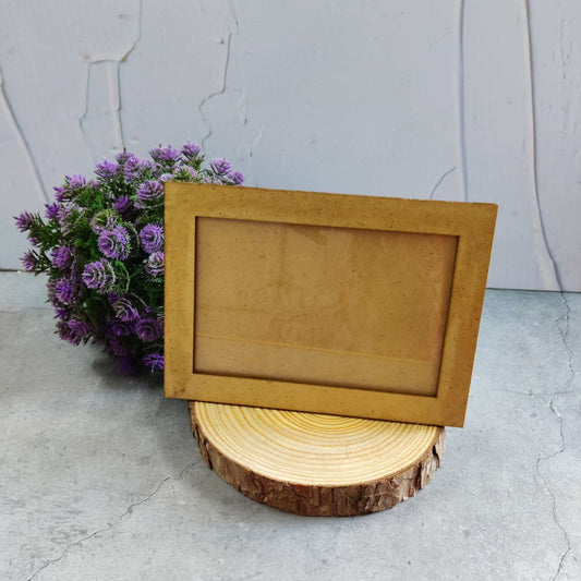 Horizontal Photo frame with back stand ( MDF )