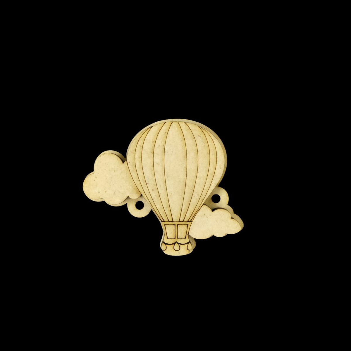 Hot Air Ballon in Sky - Kids Layered Rakhi (MDF Lasercut)