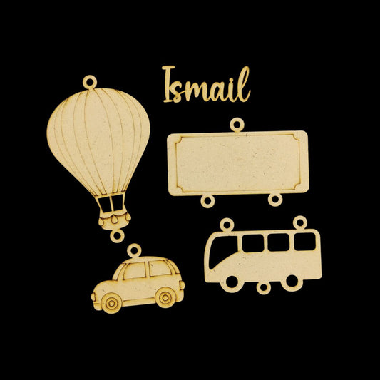 Hot air Balloon ( Wall Danglers ) Personalised