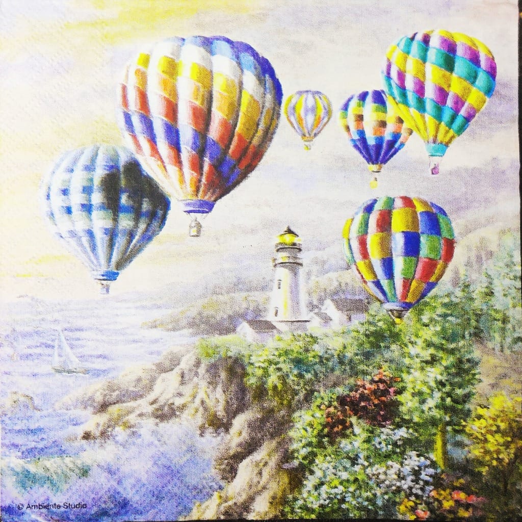 Hot-Air Balloon ( German Napkins Tissues )