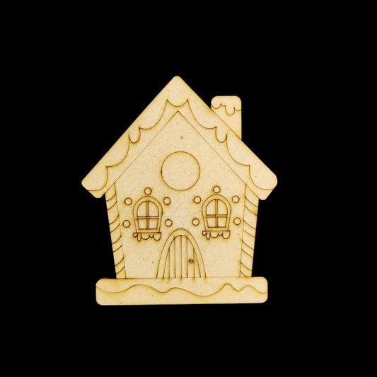 House (MDF Premarked - Christmas Festive)