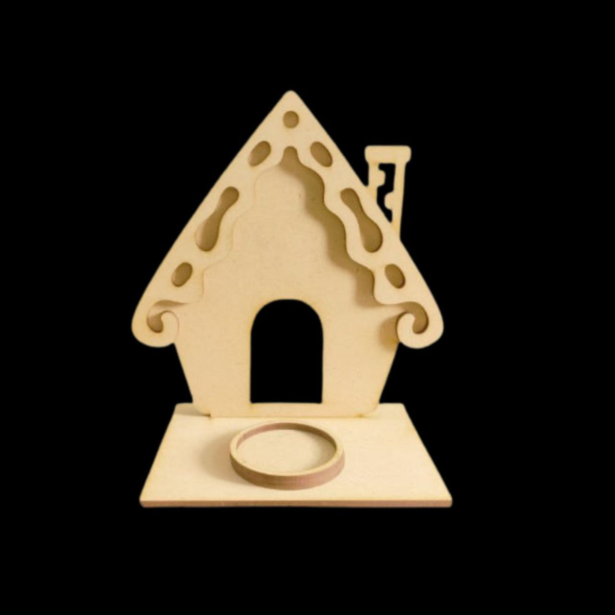 House Tealight Holder (Christmas Festive )