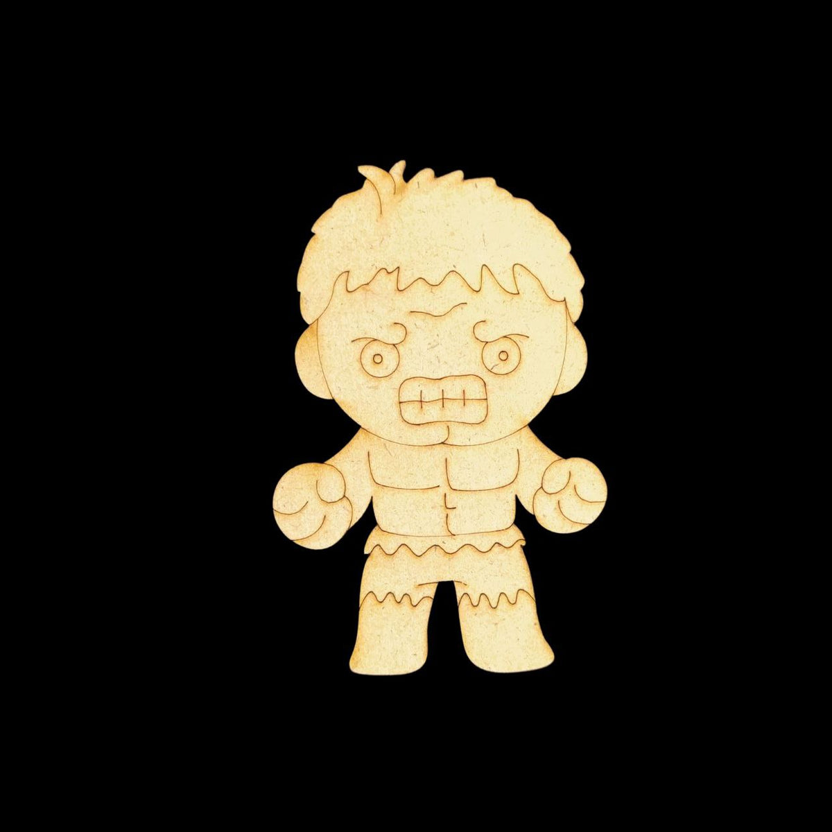 Hulk ( MDF - Premarked Painting base)