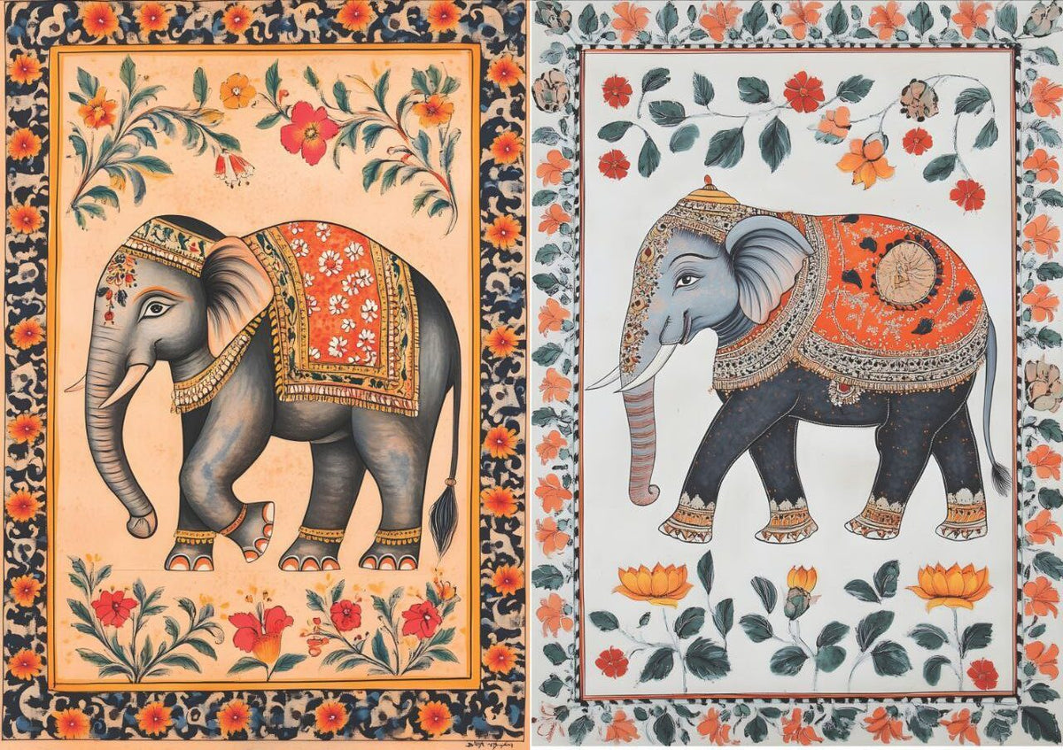 Imperial Elephant (2 in 1 - Decoupage Paper)