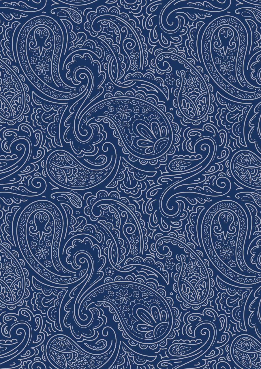 Indigo Paisley (Decoupage Paper)