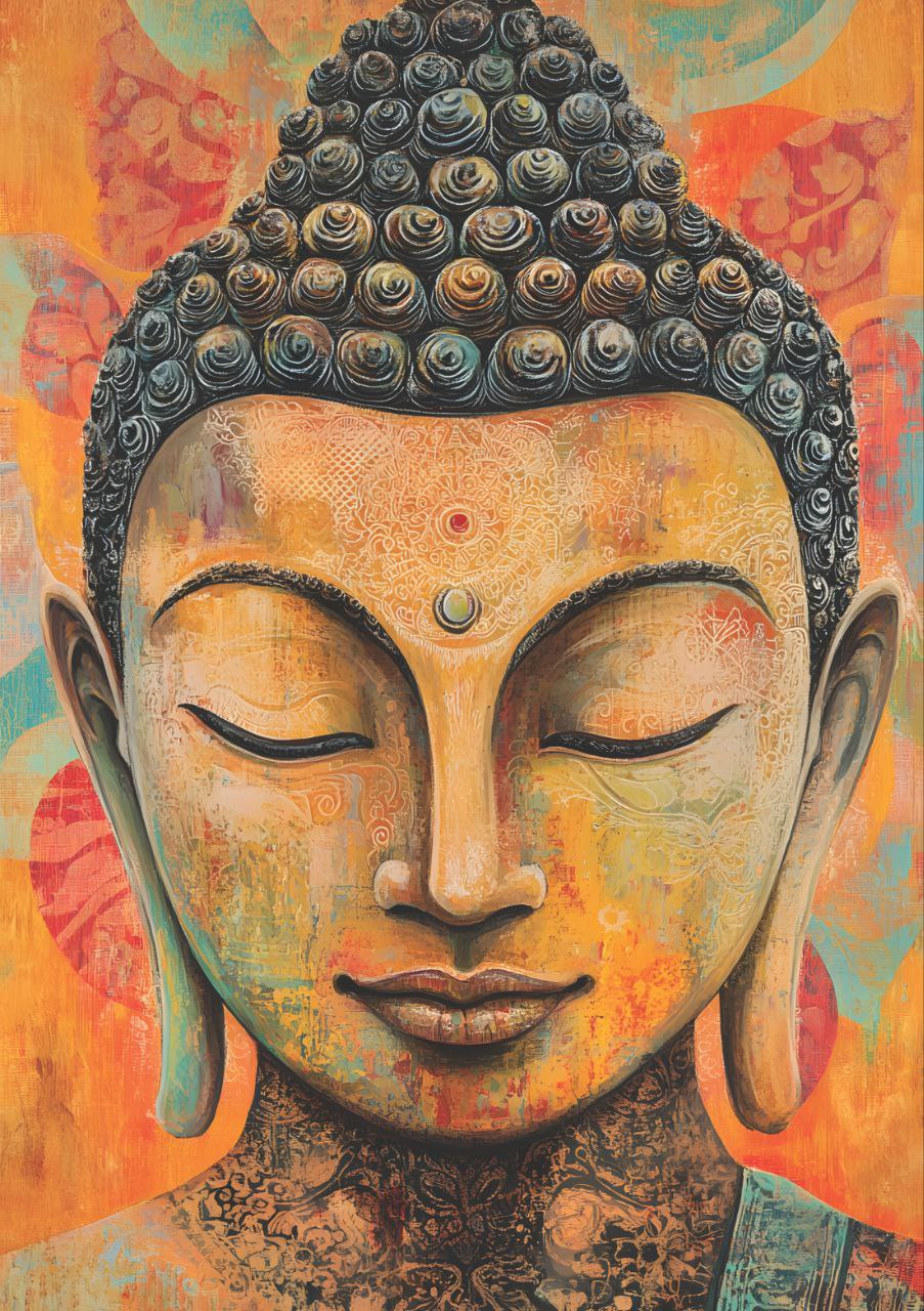 Infinity Traveller - Buddha (Full Size - Decoupage Paper)