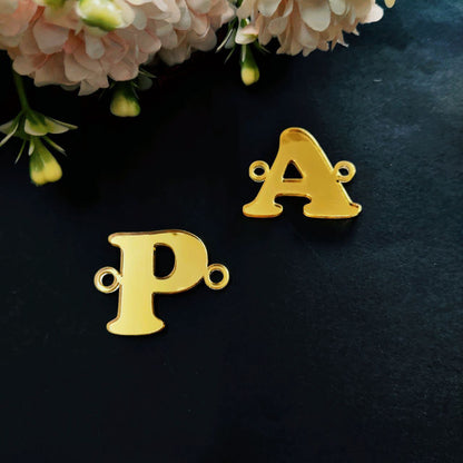 Initial Rakhi ( Personalised - Acrylic Gold )