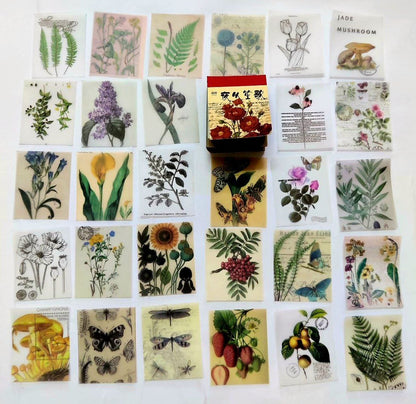 Into The Wild (Flora) ( Journaling Supplies - Vellum Sheets)
