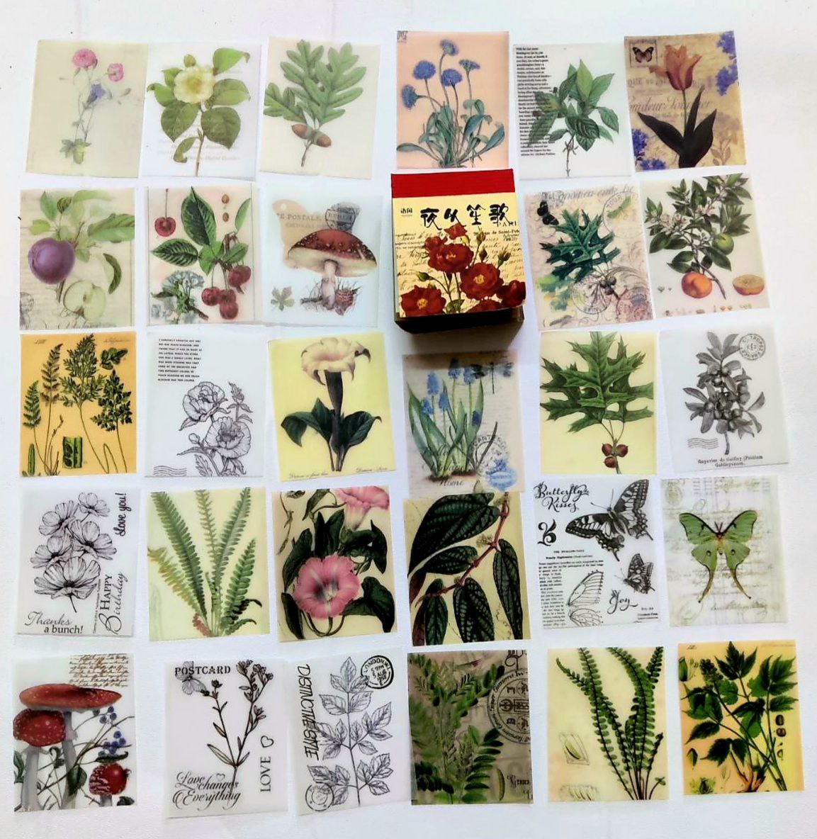 Into The Wild (Flora) ( Journaling Supplies - Vellum Sheets)