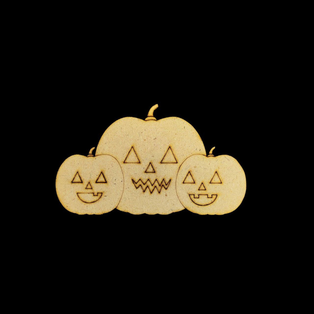 Jack O Lanterns - Pumpkin (MDF Premarked Base -Halloween Collection) Lasercut