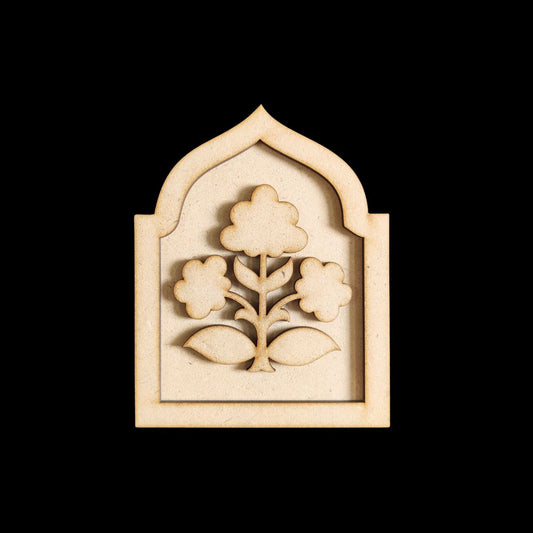 Jharokha Festive 2 (Fridge magnet wall Decor MDF)
