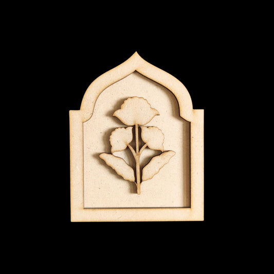 Jharokha Festive 3 (Fridge magnet wall Decor MDF)