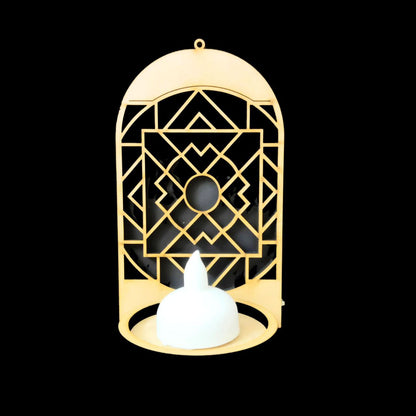 Jharokha Wall tealight Holder (MDF - Festive)