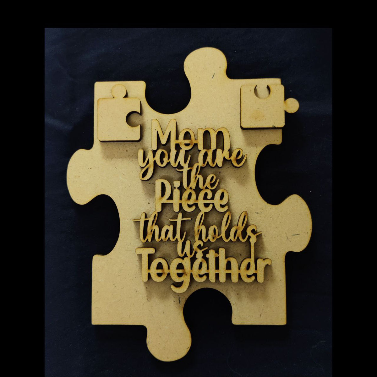 Jigsaw Quote ( Mother's Day - Fridge Magnet Base )