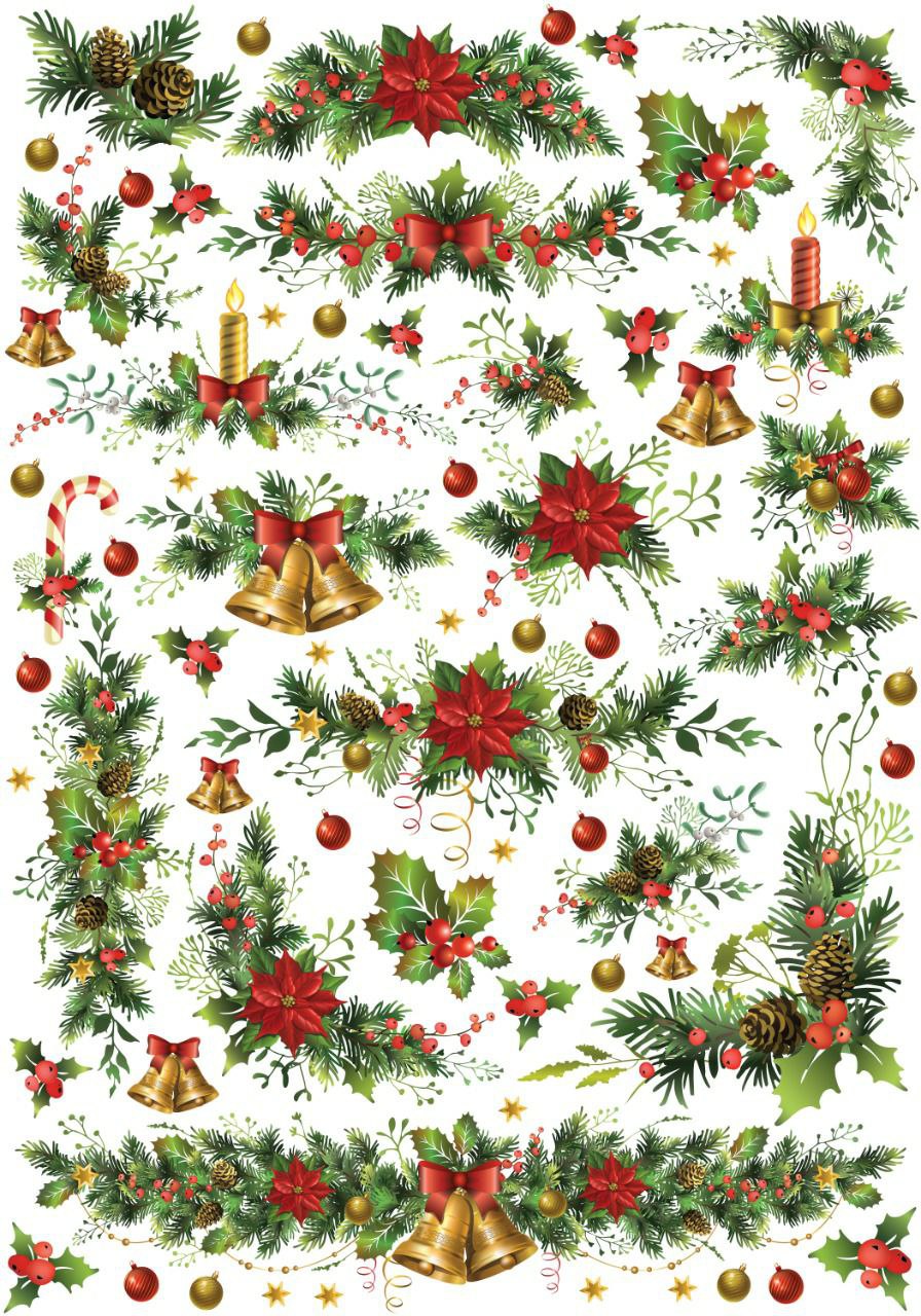Jingle Bells n More ( Christmas - Instant Transfer Sheets )