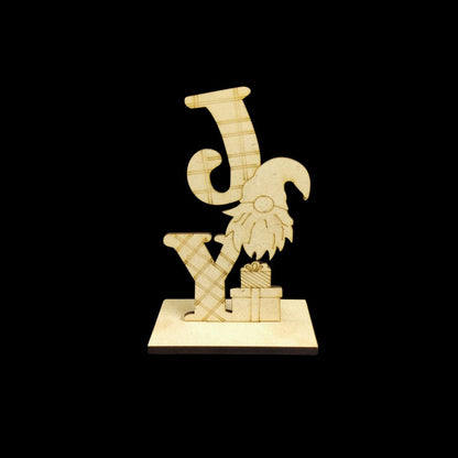 Joy - DIY Christmas Desk Stand (MDF Christmas Collection)