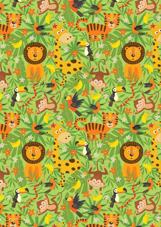 Jungle Playtime (Kids - Decoupage Papers )
