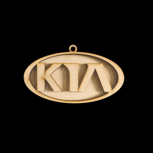 KIA - Car Logo ( MDF Keychain Base )