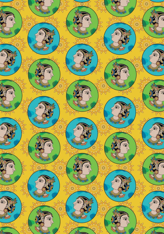Kalamkari Art ( Instant Transfer Sheet )