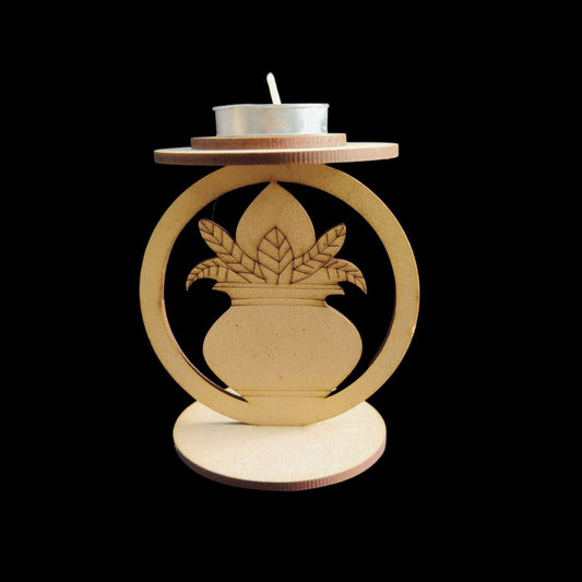 Kalash (Tealight Holder MDF) Festive
