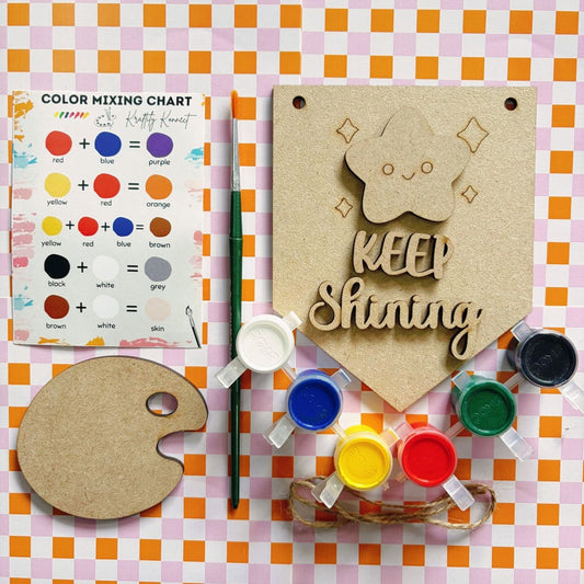 Keep Shining - Quotes Wall Hanging DIY Kit