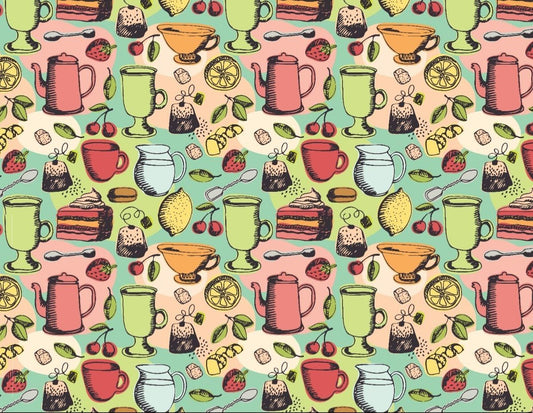 Kitchen pattern ( Instant Transfer Sheets )