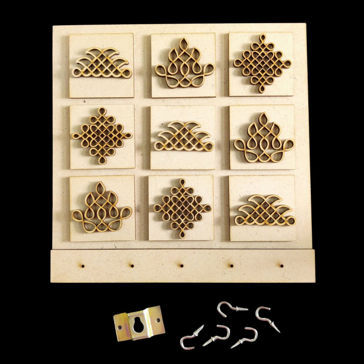 Ethnic Cutwork Keyholder (Festive - MDF) 1