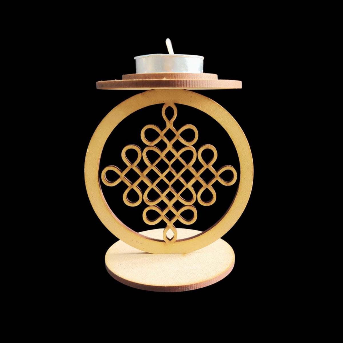 Kolam (Tealight Holder MDF) Festive