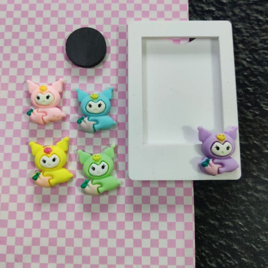 Kuromi - Mini Acrylic Photo Frame Fridge Magnet Kit