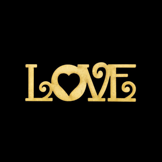 Love Embellishment - 3 ( MDF - Valentine's )