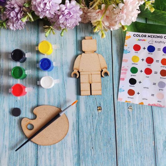 LEGO robo (Fridge Magnet DIY Kit) MDF