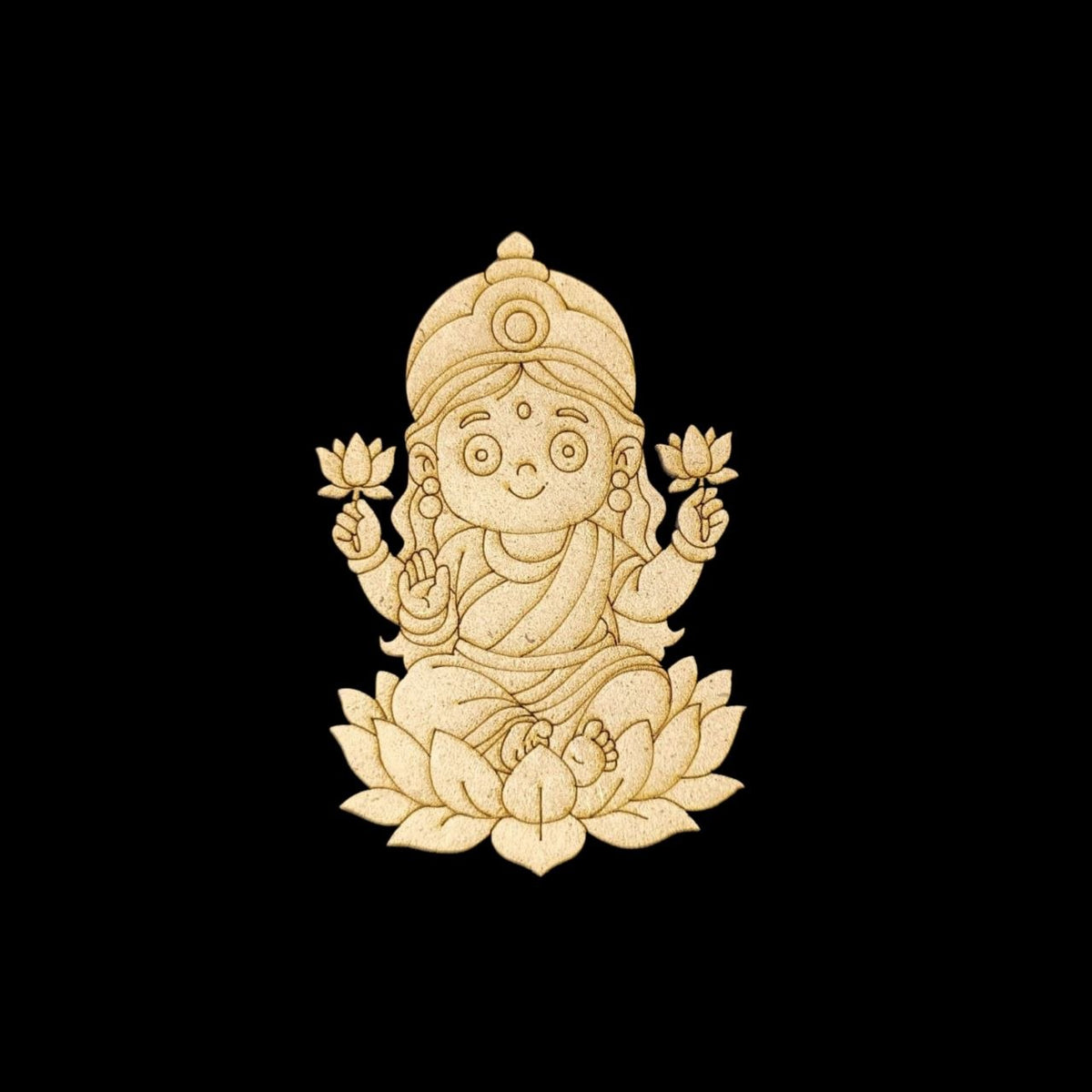 Lakshmi Lotus (MDF Premarked Base)