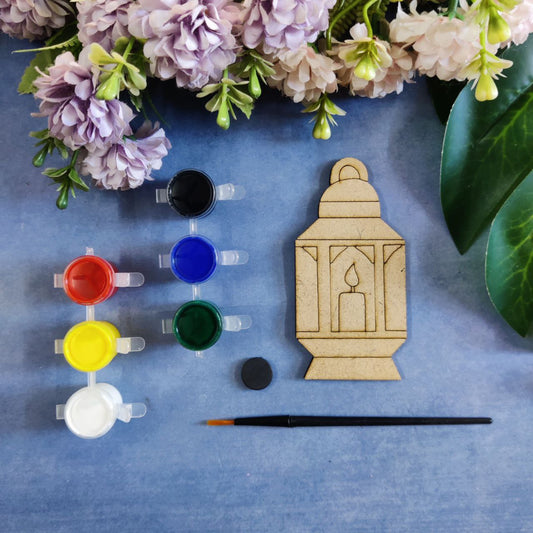 Lantern (MDF fridge magnet DIY kit) Islamic Collection