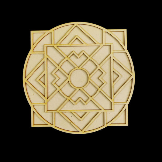 Layered Rangoli (MDF) Festive
