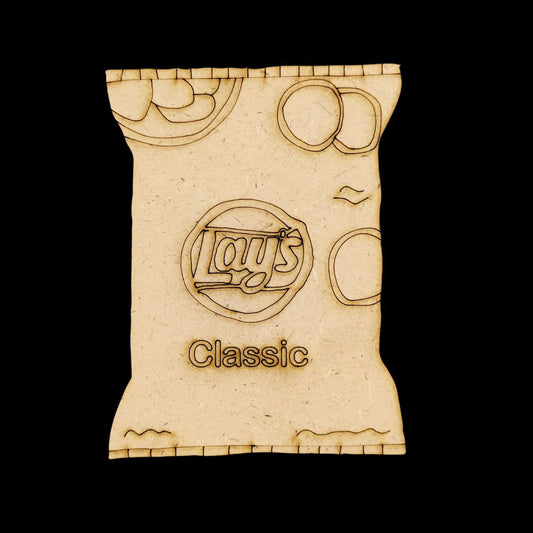 Lays Chips( MDF Premarked Painting Base )