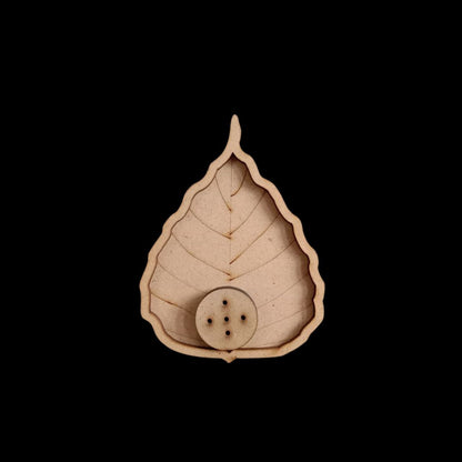 Leaf - Incense Stick | Agarbatti stand (DIY Festive Premarked - MDF)