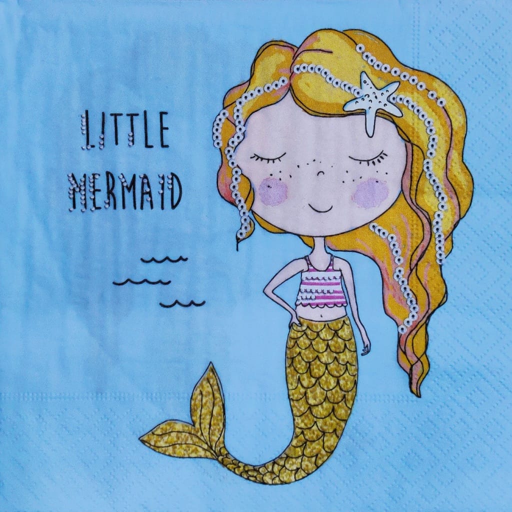 Lil' Mermaid ( German Napkins Tissues )