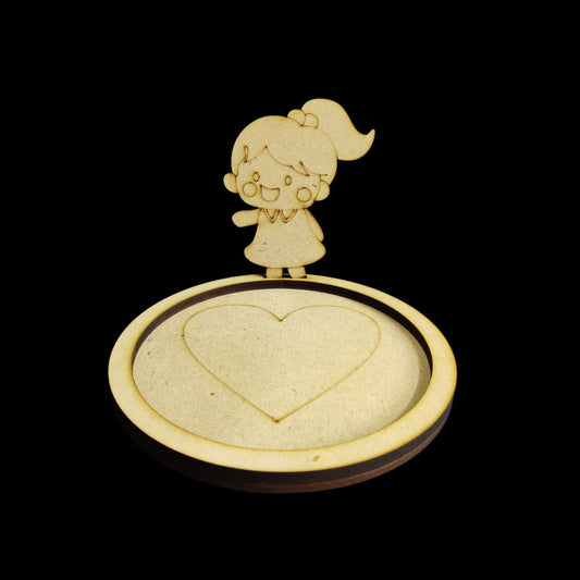 Little Girl (MDF Trinket | Catchall Tray) DIY Kids Collection