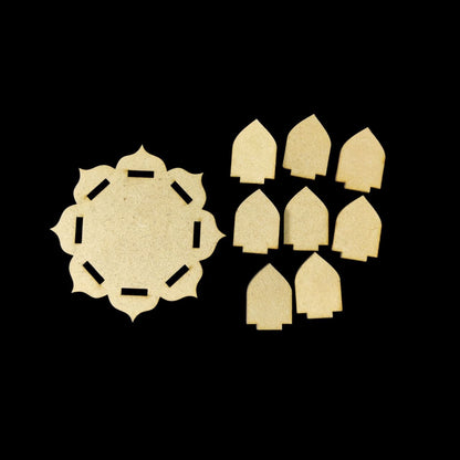 Lotus Aasan - Tealight holder (MDF)
